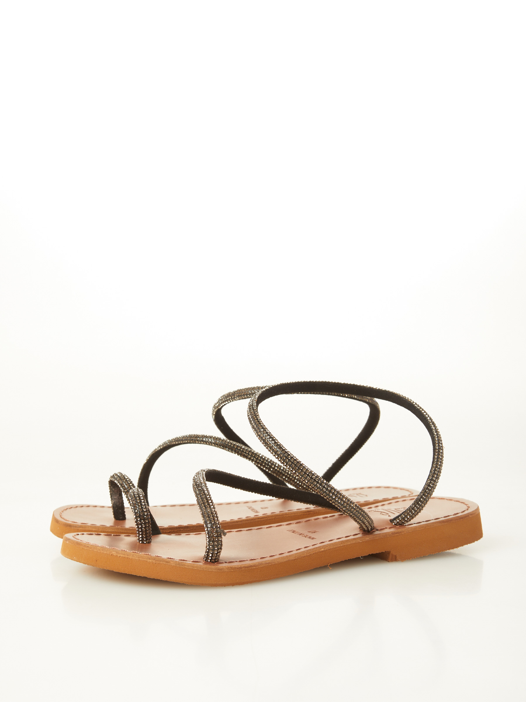 A Prezzi Outlet Sandal With Rhinestones F0545554-0695 Migliori